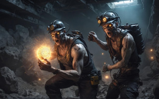 Cave heroes glowing orb helmets - orb free wallpaper