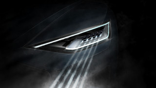 Car light side black white - a white light free wallpaper