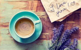 Coffee lavender note outdoors city - a note free wallpaper
