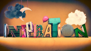Colorful word says image design - surreal free wallpaper