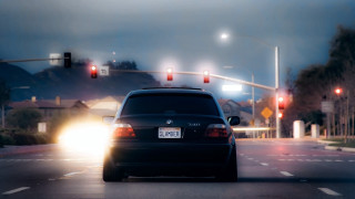 Car night redlight street sunset - elbridge ayer burbank free wallpaper