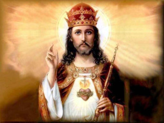 Jesus holding cross crown halo - crown free wallpaper