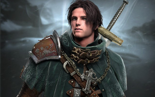 Green swordman epic fantasy portrait - epic fantasy character art free wallpaper