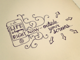 Cell phone drawing words arrows - arrow free wallpaper