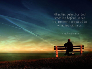 Man bench ocean quote author - the ocean free wallpaper
