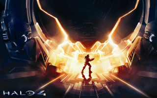Man doorway alien head glowing - the doorway free wallpaper