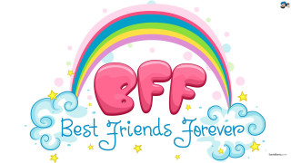 Pink blue logo rainbow stars - color scheme free wallpaper