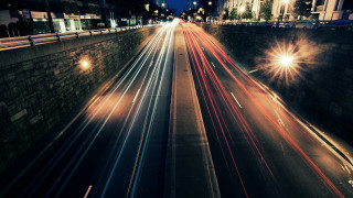 City lights night longexposure bridge - a bunch of lights free wallpaper