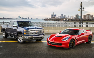 Vehicles waterfront cityscape matte precisionism - near free wallpaper for desktop