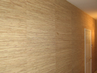 Hallway wallpaper door light background - a woodcut free wallpaper
