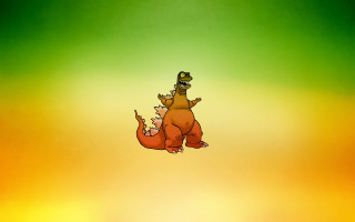 Dinosaur animated pop surrealism storybook - background free wallpaper