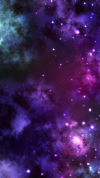 Stars purple blue background black - a blue border free wallpaper