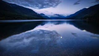 Lake mountains cloudy sky aurora - anthony s waters free wallpaper for desktop