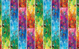 Colorful paint patterns rainbow maximalism - a rainbow of colors free wallpaper