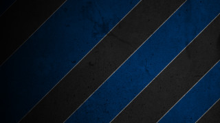 Clock wall blue black stripes - de stijl free wallpaper
