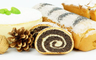 Spiral cake pine cone roll - a cake free wallpaper