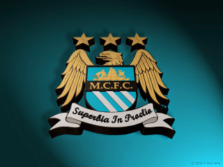Blue black emblem stars ribbon - city free wallpaper