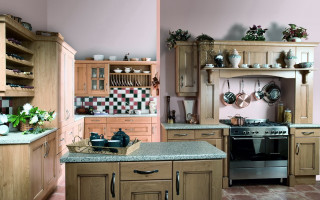 Kitchen center island arts crafts - colour free wallpaper