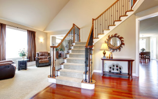 Living room staircase mirror couch - the corner free wallpaper
