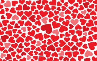 Hearts pattern valentine love bálintkiss - international typographic style free wallpaper