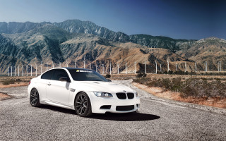 White car mountain windmills wind - wind mill free wallpaper