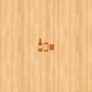 Wooden floor bottle speaker speech - a minimalist painting free wallpaper