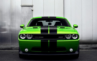 Green black car neoclassicism puzzle - car free wallpaper