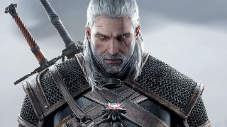 White haired samurai armor katana - his hand free wallpaper