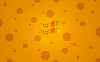 Yellow square circles moon sun - a yellow background free wallpaper for desktop