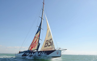 Sailboat red blue sail beach - coppo di marcovaldo free wallpaper