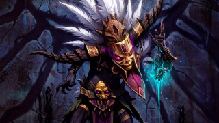 Demon armor sword glowing fantasy - art of brom free wallpaper for desktop