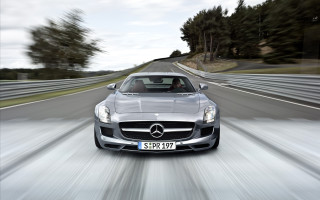 Silver car driving road trees 3 - adam willaerts free wallpaper