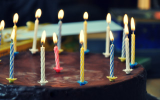 Cake candles fluxus florianne becker - a person in the background free wallpaper