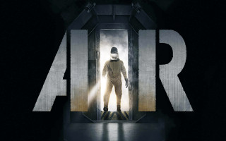 Man space suit doorway backlit - a doorway free wallpaper