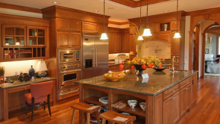 Kitchen center island fruit flowers - a vase of flowers free wallpaper