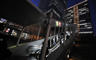 City stairs night tokyo people - night time in a city free wallpaper