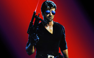Man sunglasses gun cobra poster - sunglass free wallpaper