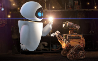 Robot flashlight robot light camera - its arm free wallpaper