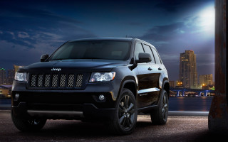 Black jeep city skyline full - a black jeep free wallpaper
