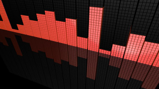 Red black squares lines analytical - square free wallpaper