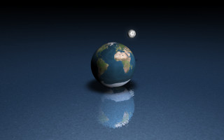 Blue white ball lightbulb earth - ball free wallpaper