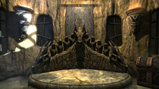 Stone throne stone room window - daryush shokof free wallpaper