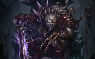 Demonic demon sword horns claws 2 - horn free wallpaper