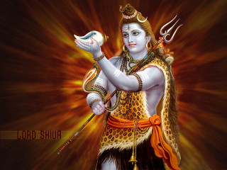 Lord bhagava holding bird sword - divine free wallpaper