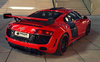 Red sports car staircase black - a black roof free wallpaper