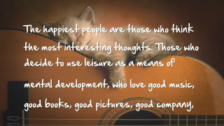 Kitten sleeping guitar quote interesting - free dogs wallpaper