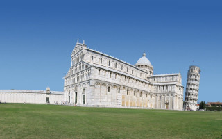 White building tower clock roman - a large white building free wallpaper