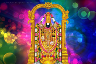 Statue god colorful background bokeh - divine free wallpaper