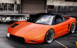 Orange sports car matte firehydrant - nice free wallpaper