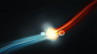 Bright light streak red blue - bright free wallpaper